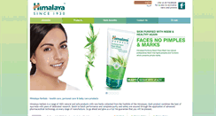 Desktop Screenshot of himalayaherbals.com