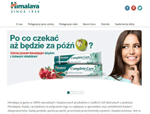 Tablet Screenshot of himalayaherbals.pl