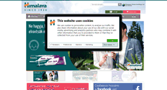 Desktop Screenshot of himalayaherbals.hu